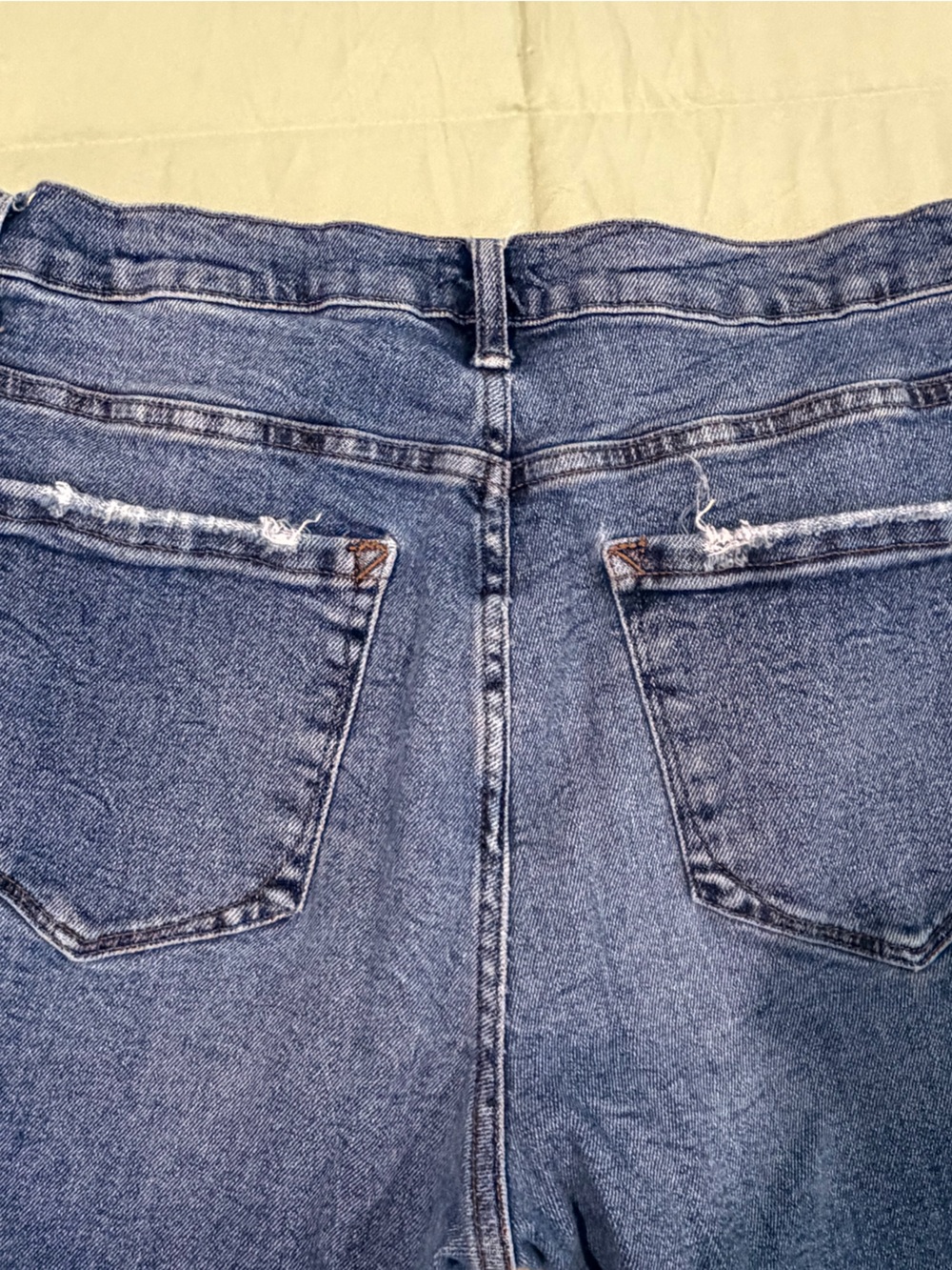 Kensie Medium Blue Straight Jeans - Picture 3 of 3
